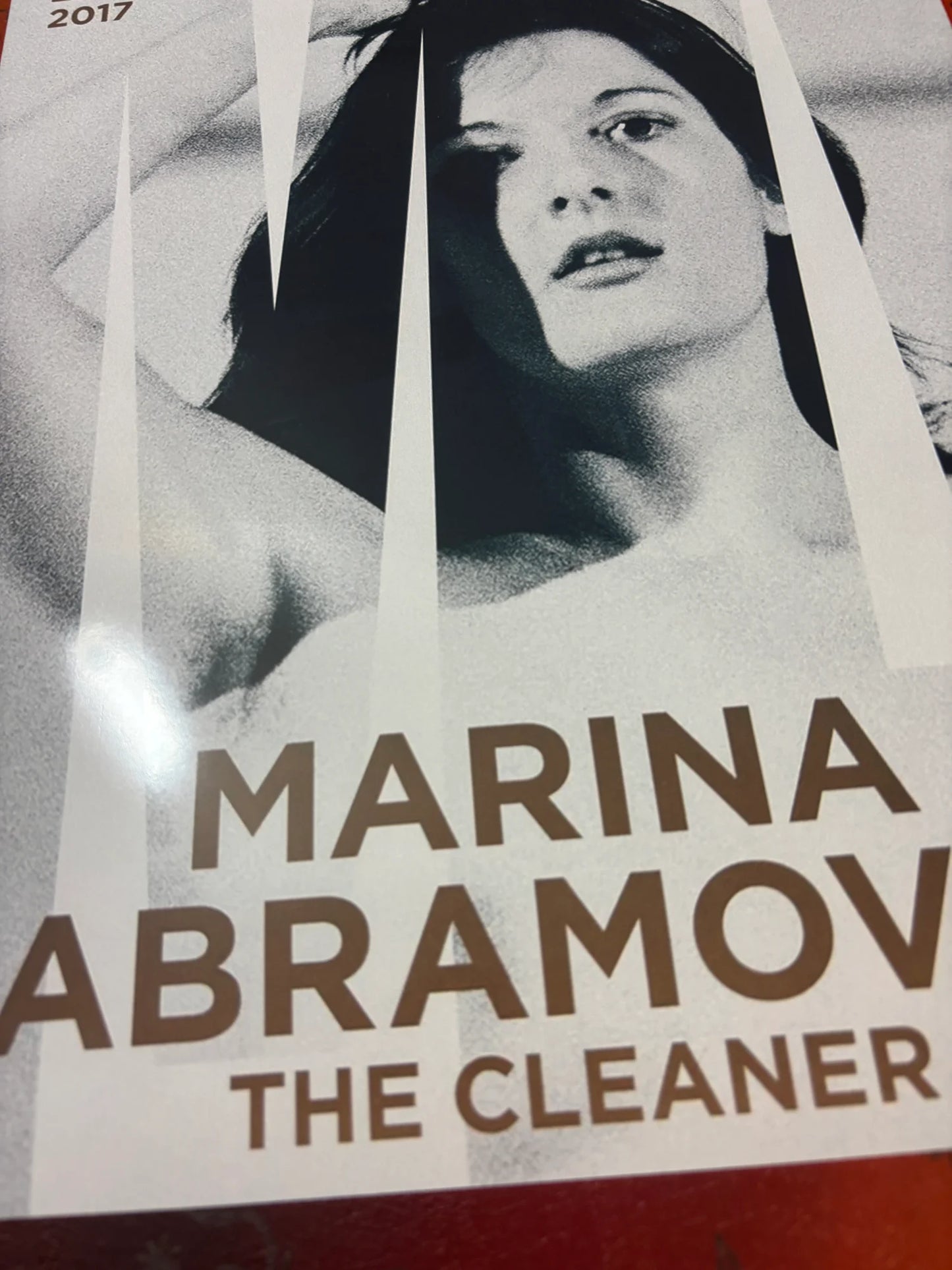 MARINA ABRAMOVIC - THE CLEANER - Symbios Design - Rare Glossy Print