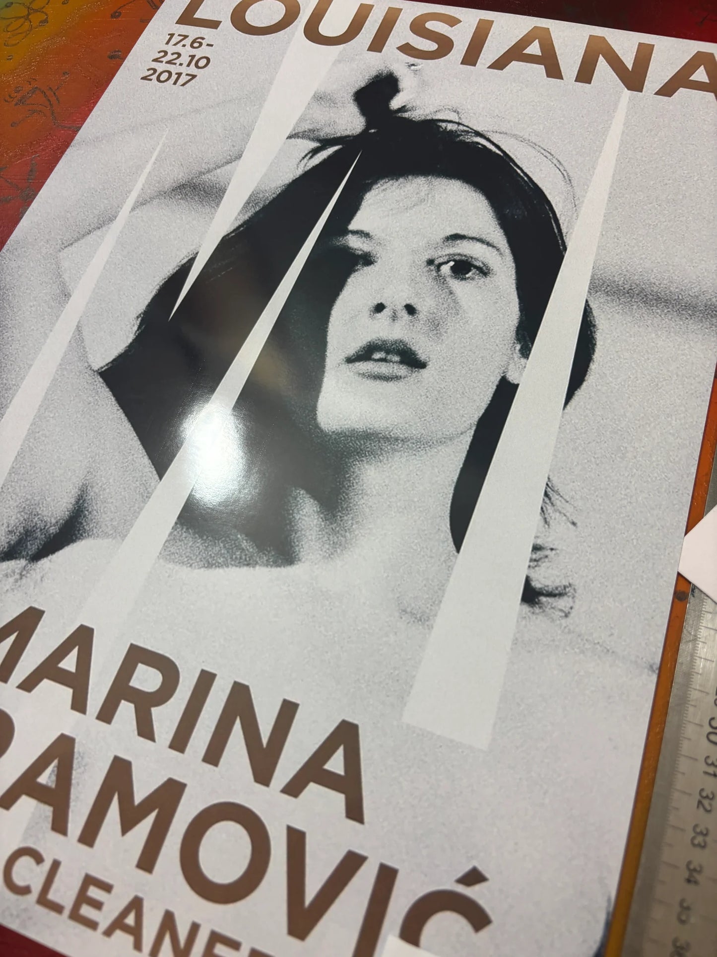 MARINA ABRAMOVIC - THE CLEANER - Symbios Design - Rare Glossy Print