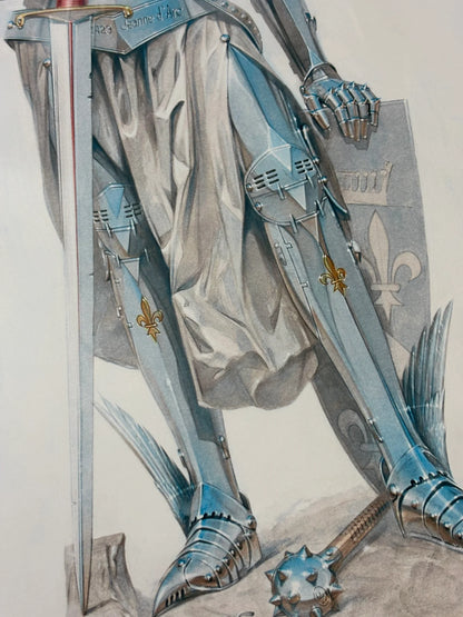 SORAYAMA - JEANNE D'ARC - Symbios Design - Rare Glossy Print