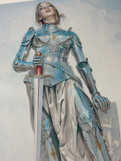 SORAYAMA - JEANNE D'ARC - Symbios Design - Rare Glossy Print