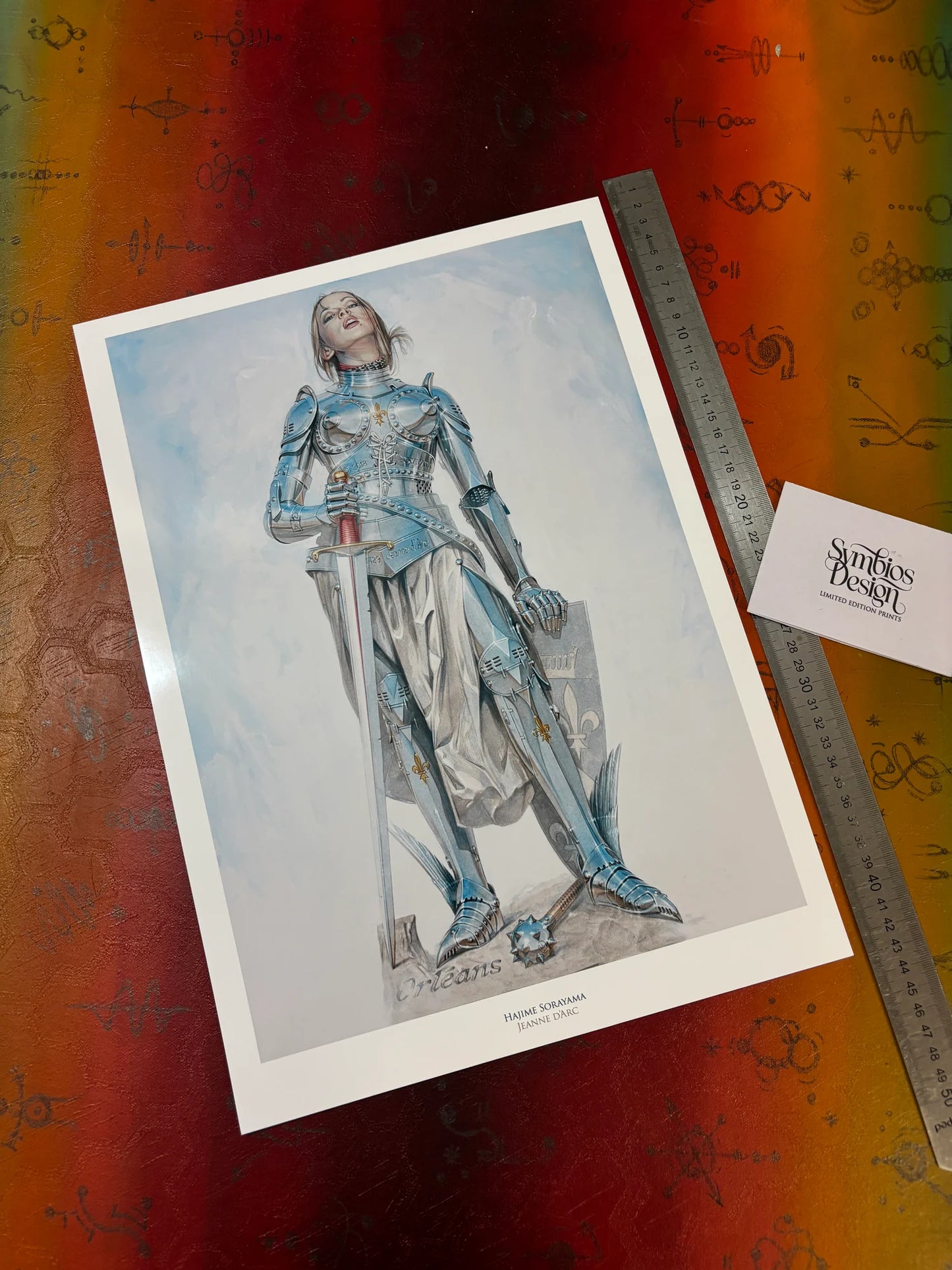 SORAYAMA - JEANNE D'ARC - Symbios Design - Rare Glossy Print