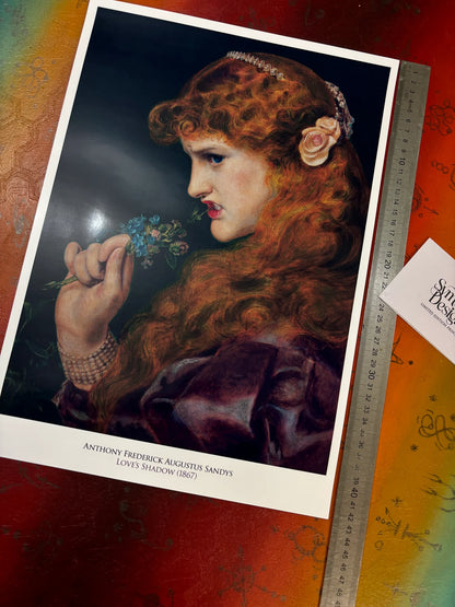 SANDY'S - LOVES SHADOW - Symbios Design - Rare Glossy Print