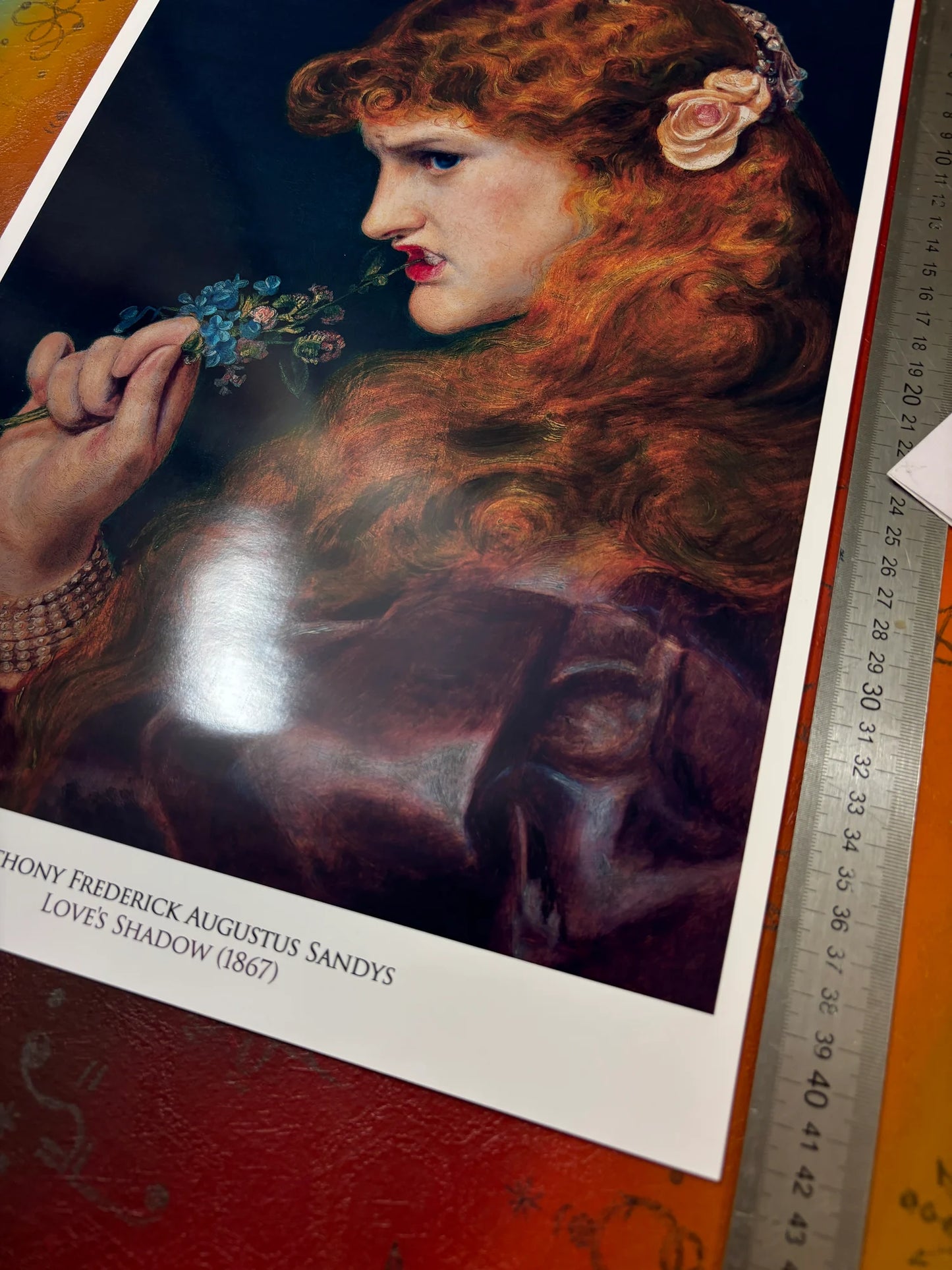 SANDY'S - LOVES SHADOW - Symbios Design - Rare Glossy Print