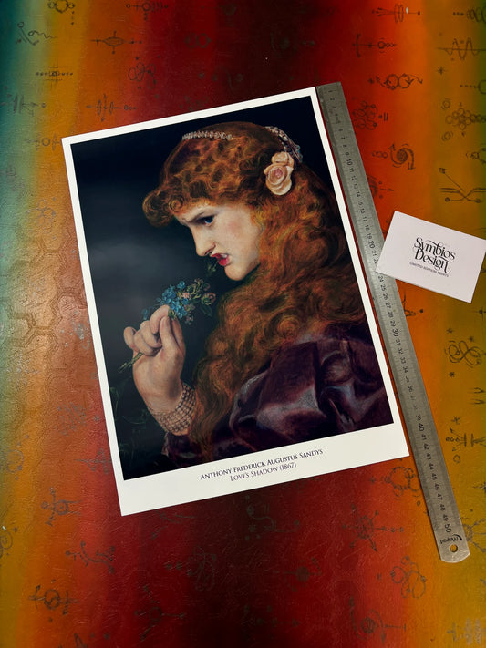 SANDY'S - LOVES SHADOW - Symbios Design - Rare Glossy Print