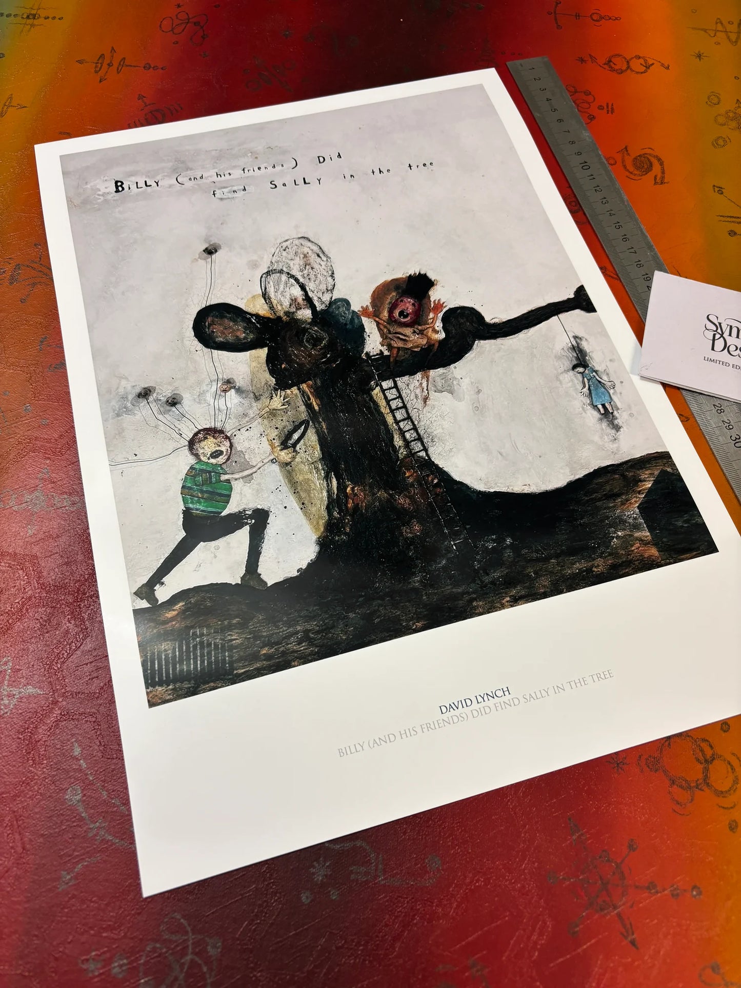 DAVID LYNCH - BILLY... - Symbios Design - Rare Glossy Print
