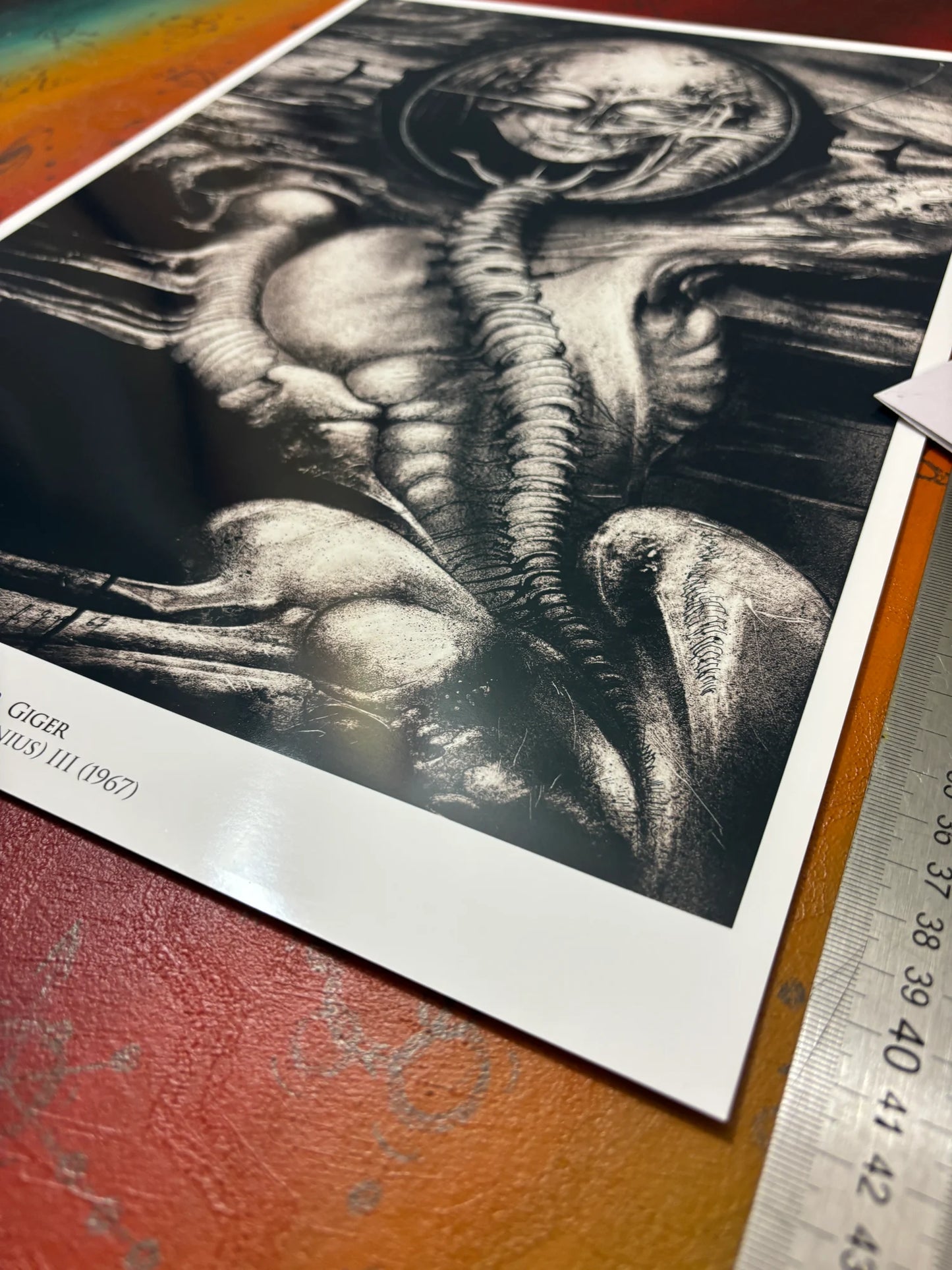 H.R. GIGER - CTHULHU - Symbios Design - Rare Glossy Print
