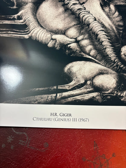 H.R. GIGER - CTHULHU - Symbios Design - Rare Glossy Print