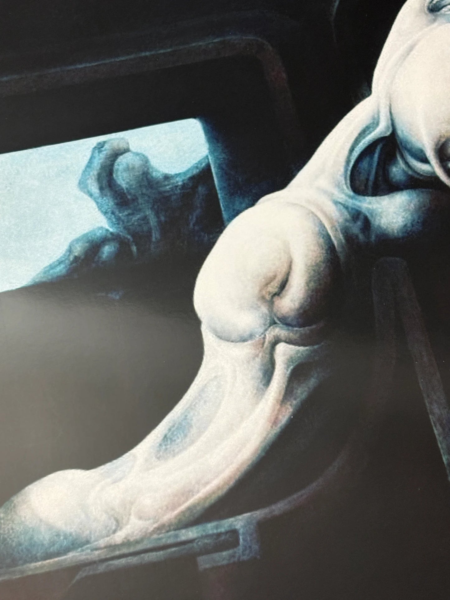 H.R. GIGER - TRIBUTE TO BECKETT - Symbios Design - Rare Glossy Print