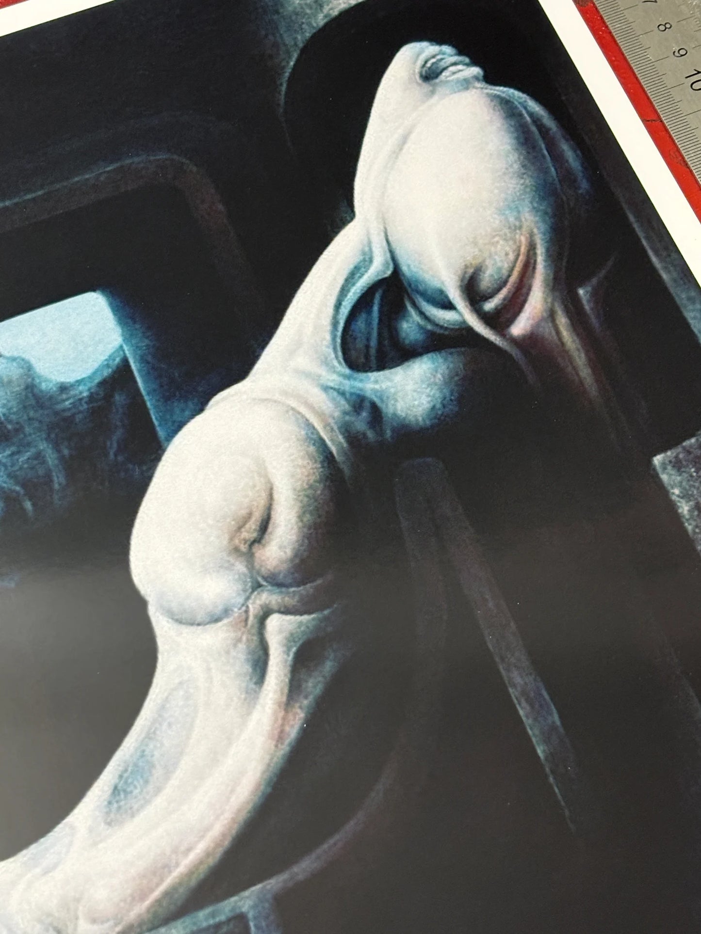 H.R. GIGER - TRIBUTE TO BECKETT - Symbios Design - Rare Glossy Print