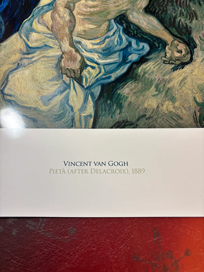 VINCENT VAN GOGH - PIETA - Symbios Design - Rare Glossy Print