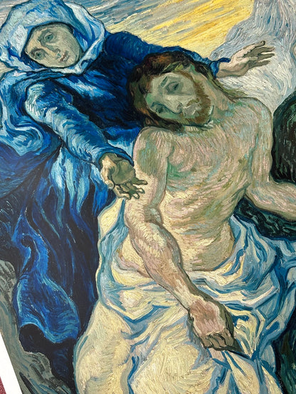 VINCENT VAN GOGH - PIETA - Symbios Design - Rare Glossy Print