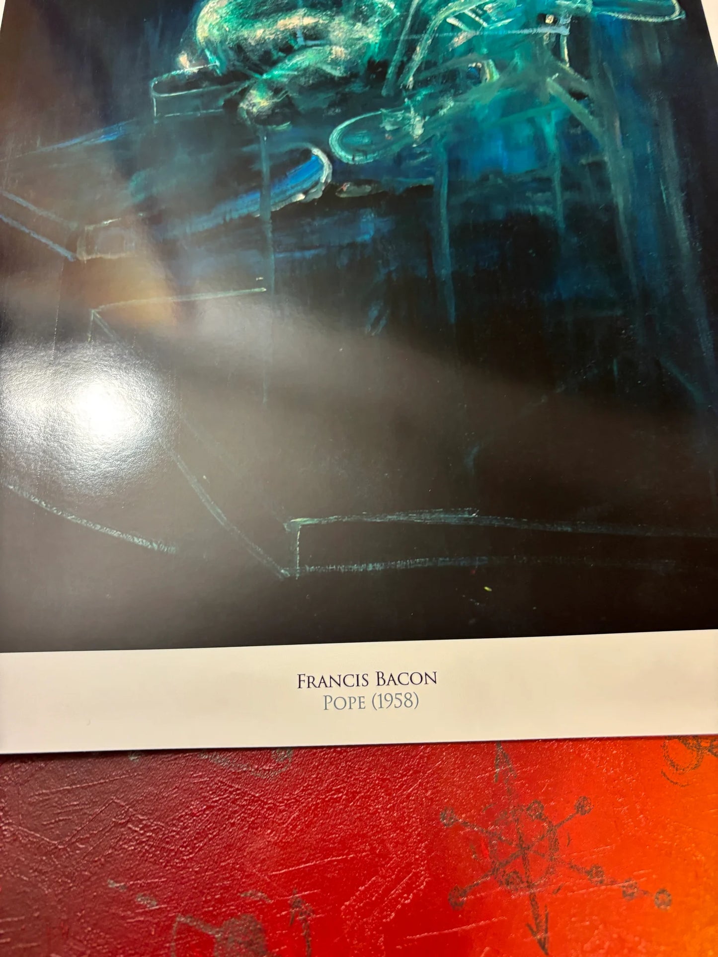 FRANCIS BACON - POPE - Symbios Design - Rare Glossy Print