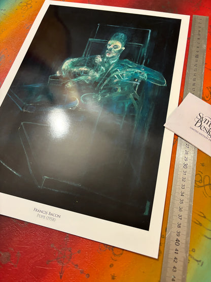 FRANCIS BACON - POPE - Symbios Design - Rare Glossy Print