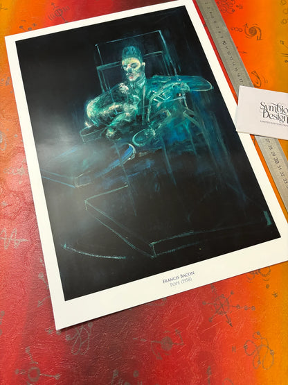 FRANCIS BACON - POPE - Symbios Design - Rare Glossy Print