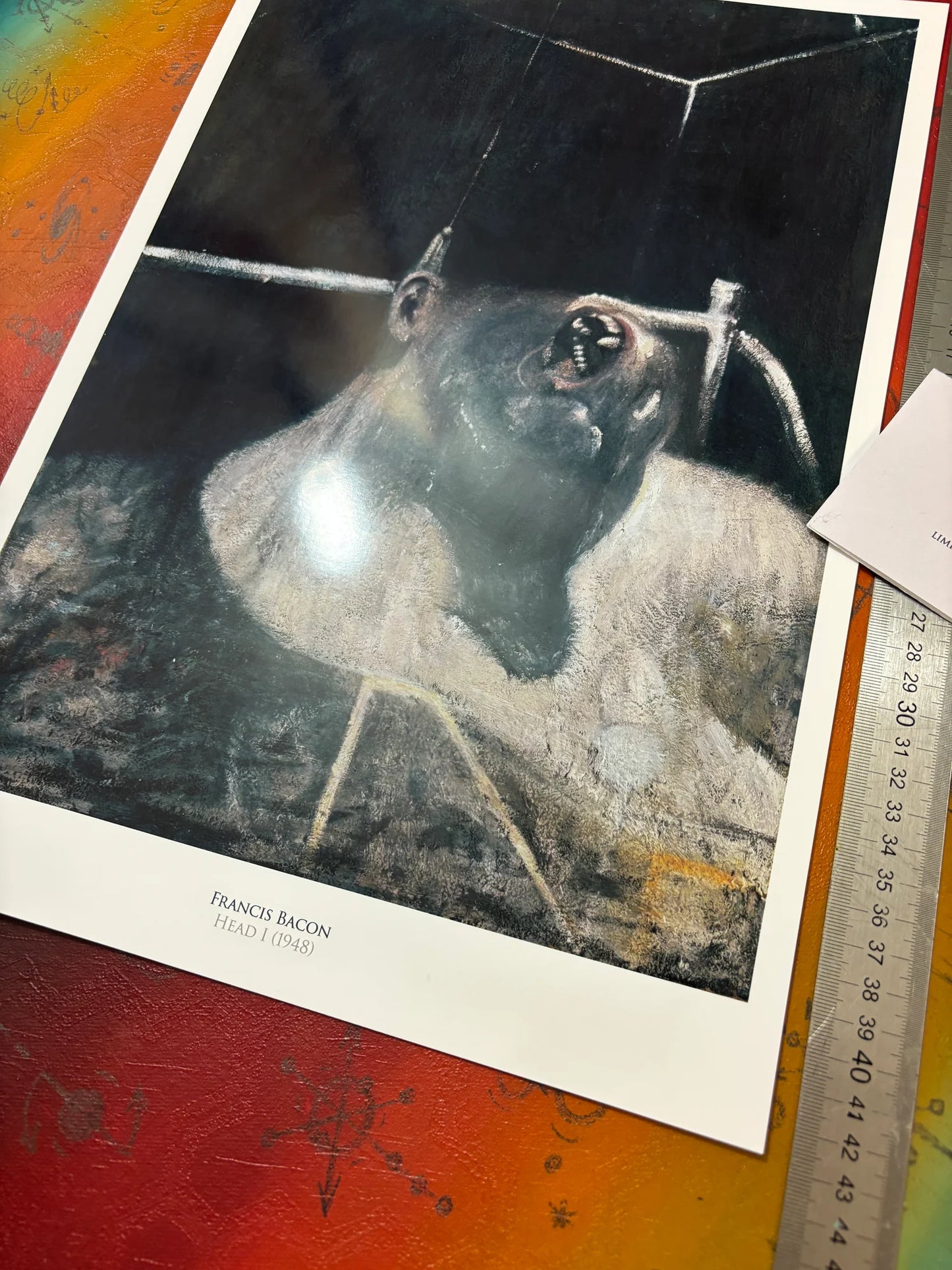 FRANCIS BACON - HEAD I - 1948 - Symbios Design - Rare Glossy Print