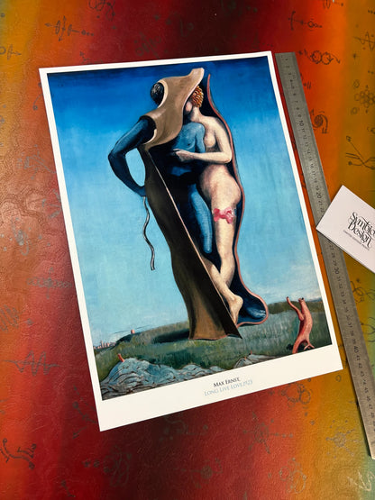 MAX ERNST - VIVE L'AMOUR - SYMBIOS DESIGN - AFFICHE PHOTO RARE