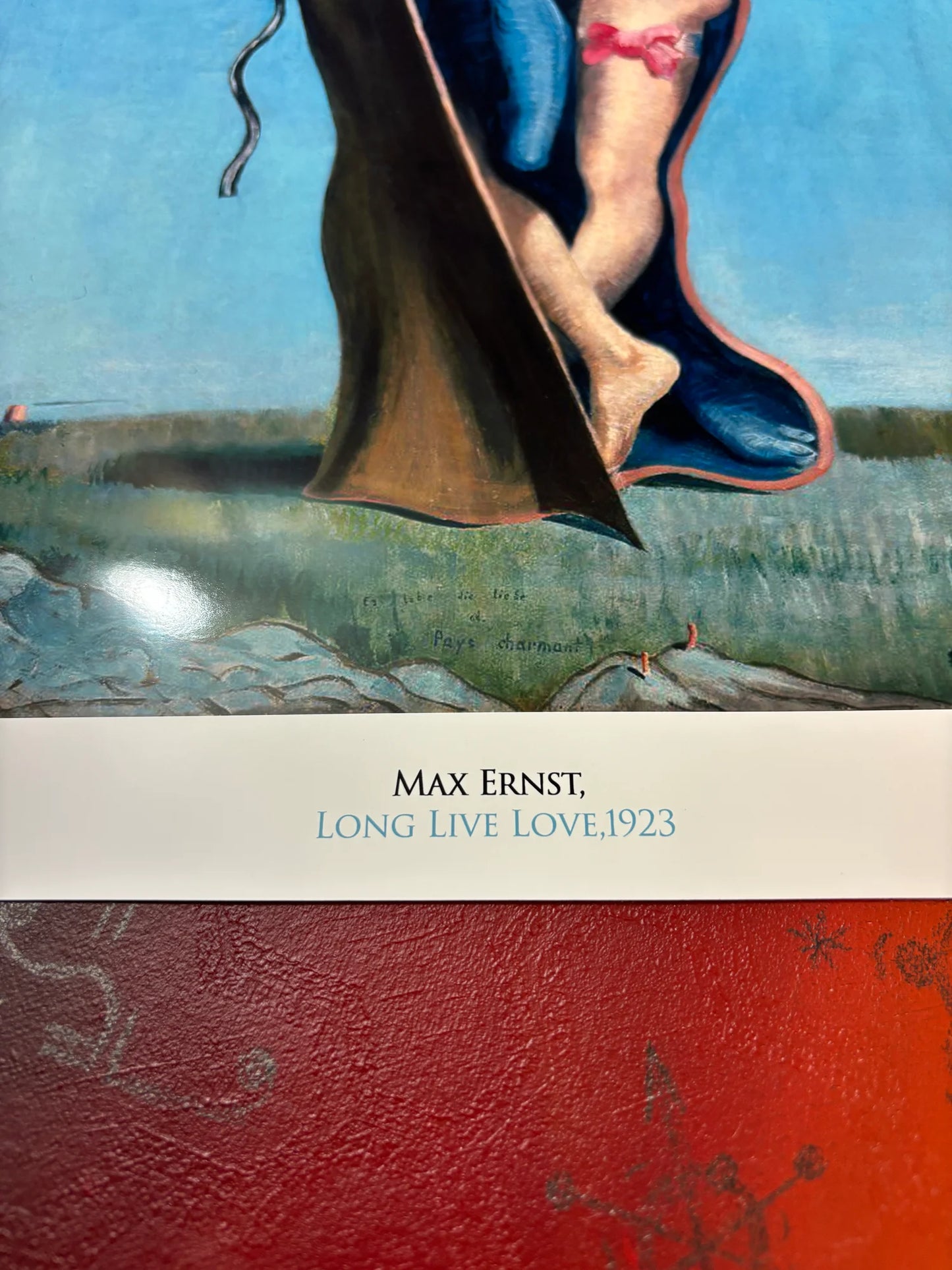 MAX ERNST - VIVE L'AMOUR - SYMBIOS DESIGN - AFFICHE PHOTO RARE