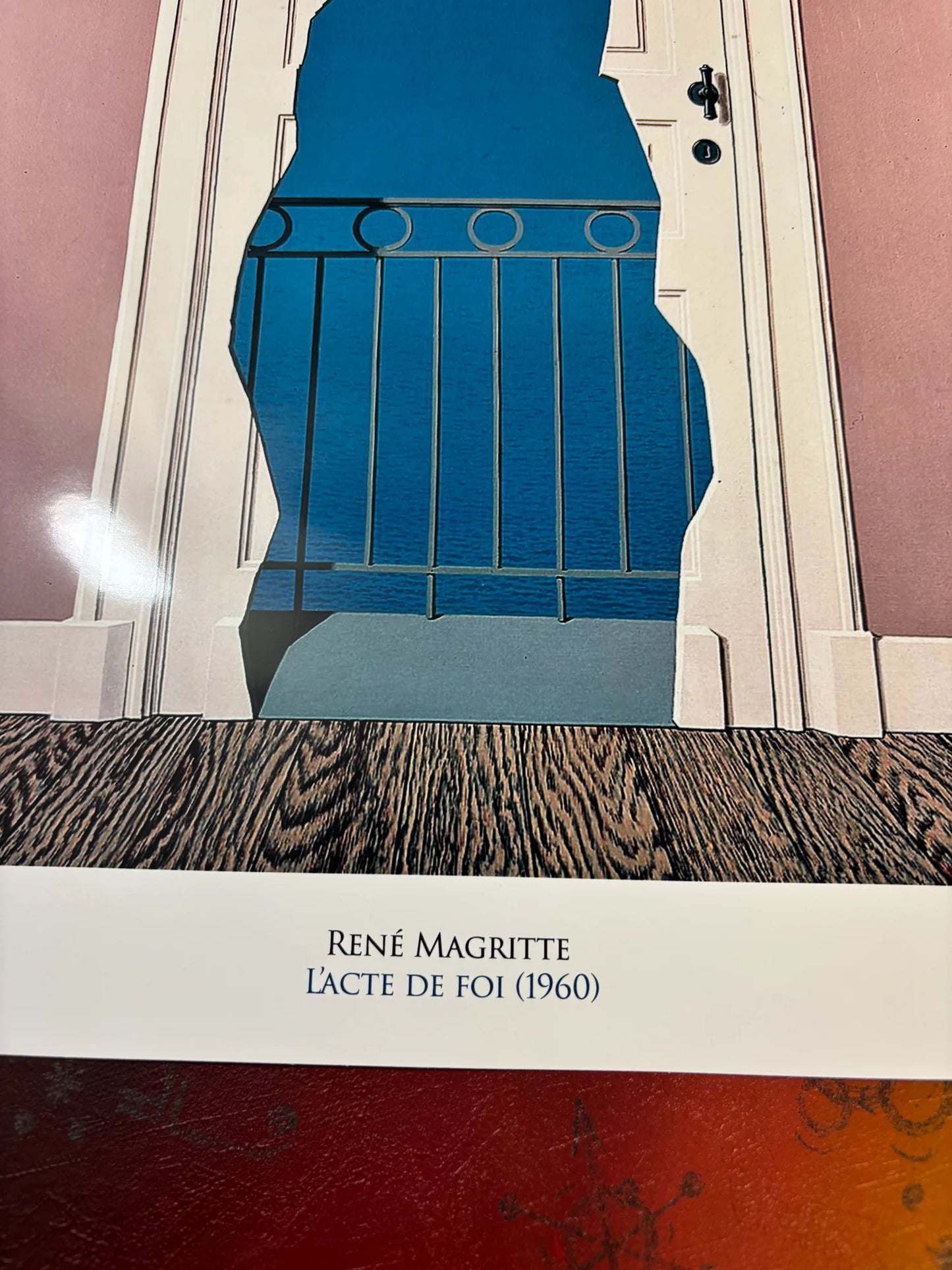 MAGRITTE - L'ACTE DE FOI - Symbios Design - Rare Glossy Print