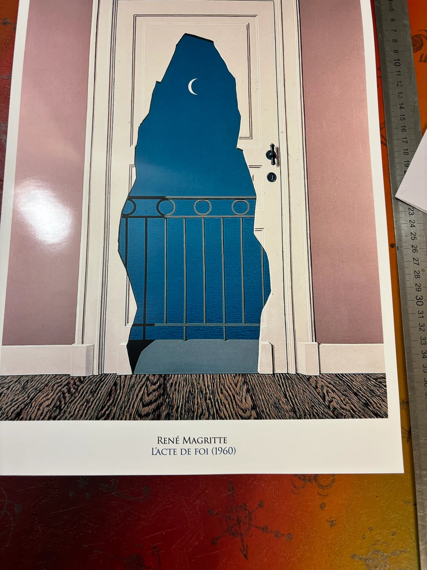 MAGRITTE - L'ACTE DE FOI - Symbios Design - Rare Glossy Print