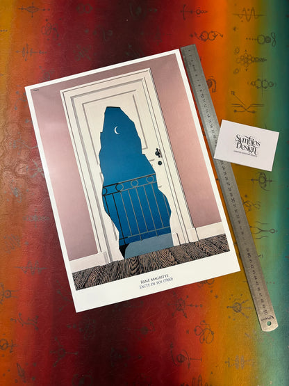 MAGRITTE - L'ACTE DE FOI - Symbios Design - Rare Glossy Print