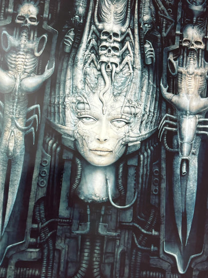 HR GIGER - LI II - SYMBIOS DESIGN - AFFICHE PHOTO RARE