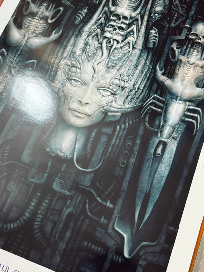 HR GIGER - LI II - SYMBIOS DESIGN - AFFICHE PHOTO RARE