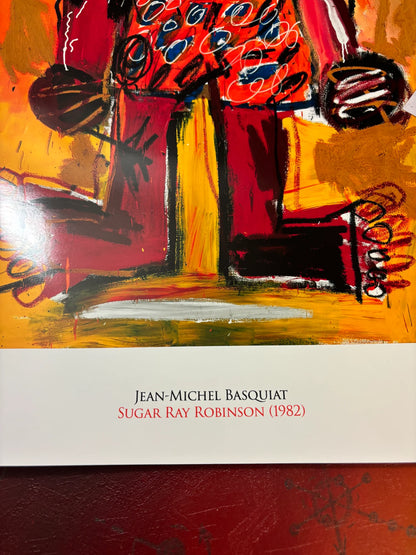 BASQUIAT - SUGAR RAY ROBINSON - SYMBIOS DESIGN - AFFICHE PHOTO RARE