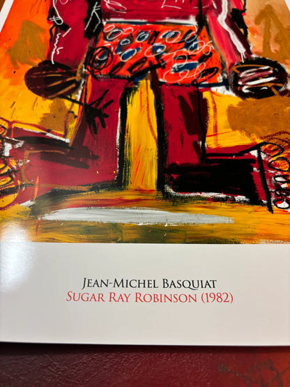 BASQUIAT - SUGAR RAY ROBINSON - SYMBIOS DESIGN - AFFICHE PHOTO RARE