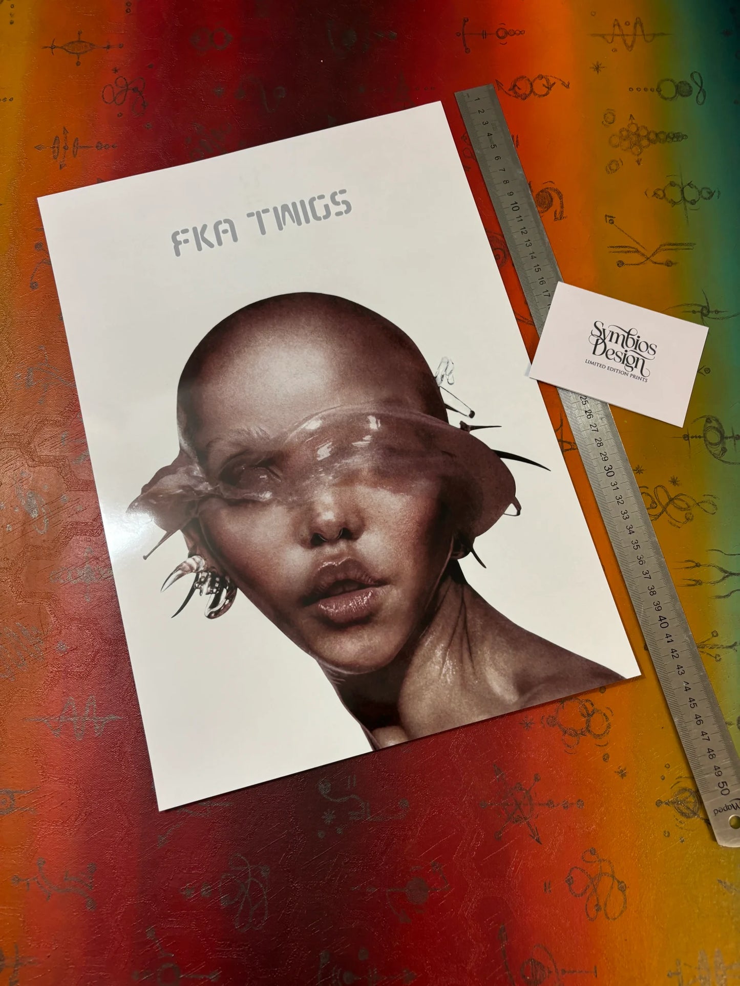 FKA TWIGS - Symbios Design - Rare Glossy Print