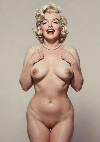 MARILYN MONROE - SATIN OIL -  Symbios Design Rare Glossy Poster Print (Copy)