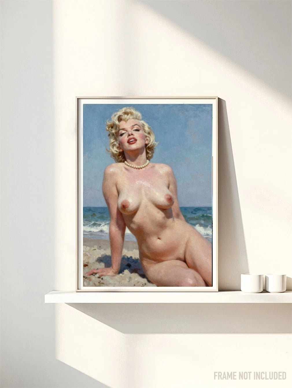 MARILYN MONROE - SEASIDE II -  Symbios Design Rare Glossy Poster Print