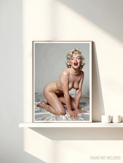 MARILYN MONROE - SATIN OIL -  Symbios Design Rare Glossy Poster Print