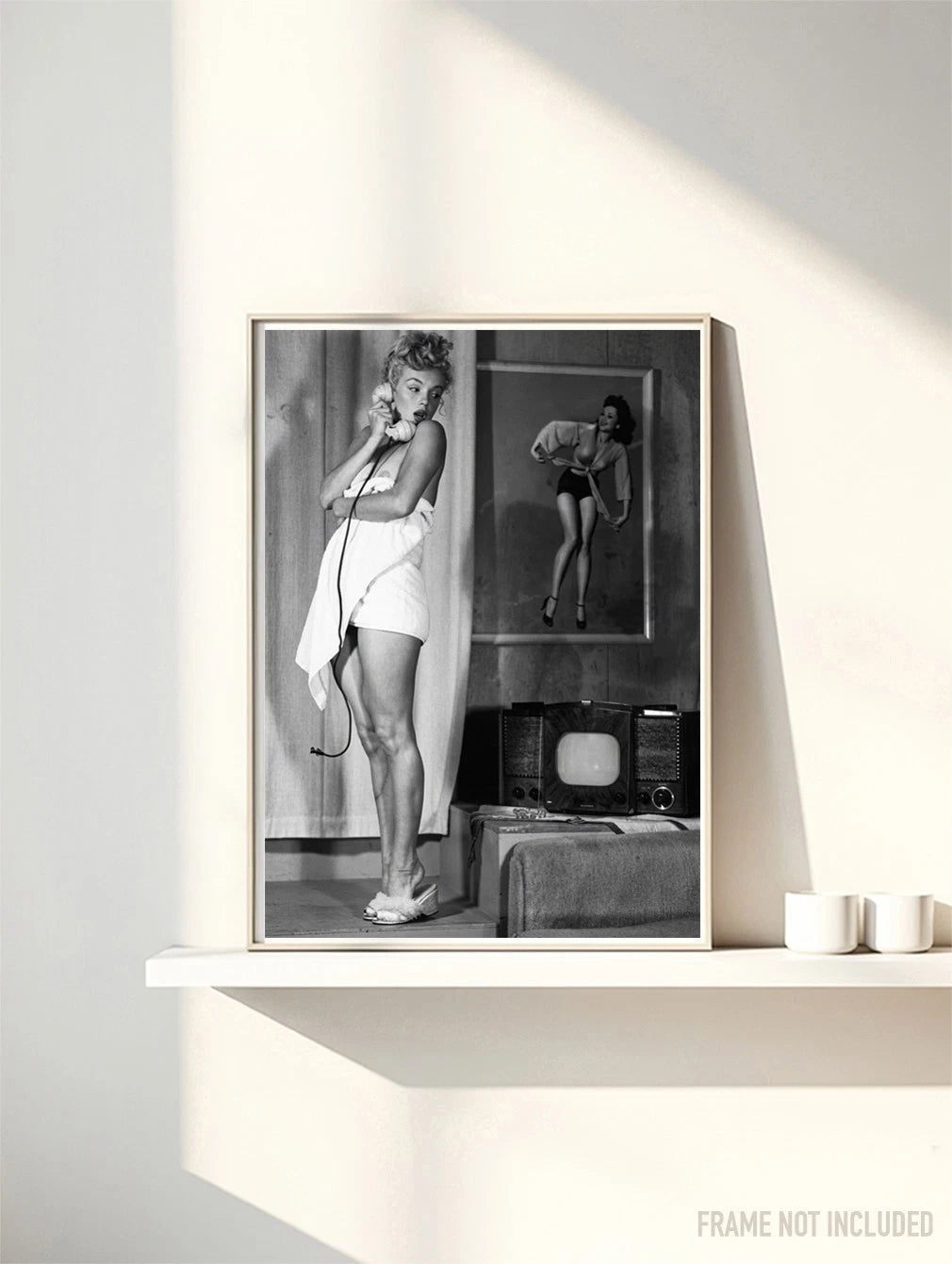 MARILYN MONROE - HOTEL - Symbios Design Rare Glossy Poster Print