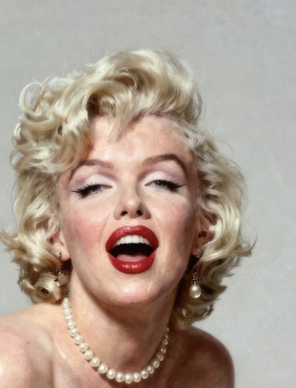 MARILYN MONROE - SATIN OIL -  Symbios Design Rare Glossy Poster Print