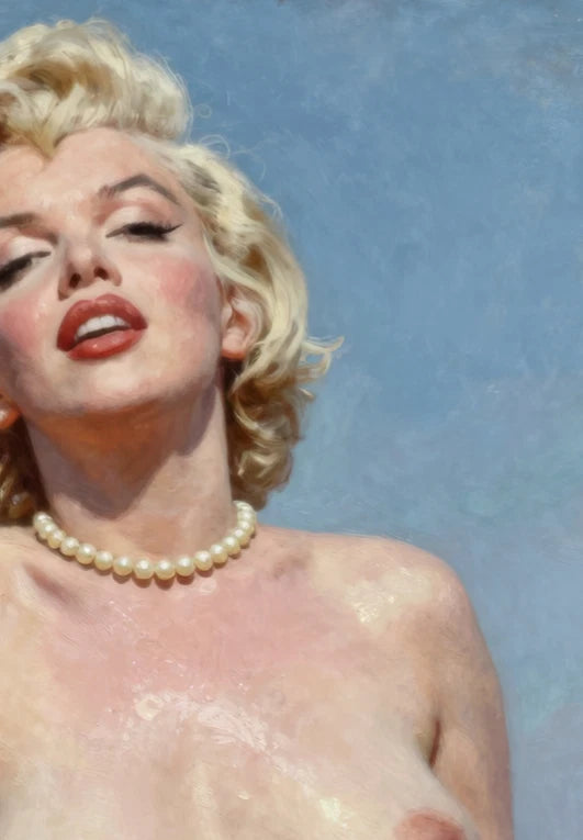MARILYN MONROE - SEASIDE II -  Symbios Design Rare Glossy Poster Print