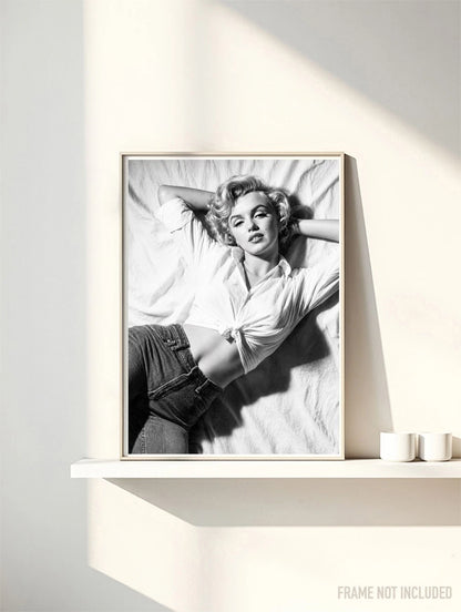 MARILYN MONROE - PORTRAIT V - Symbios Design Rare Glossy Poster Print